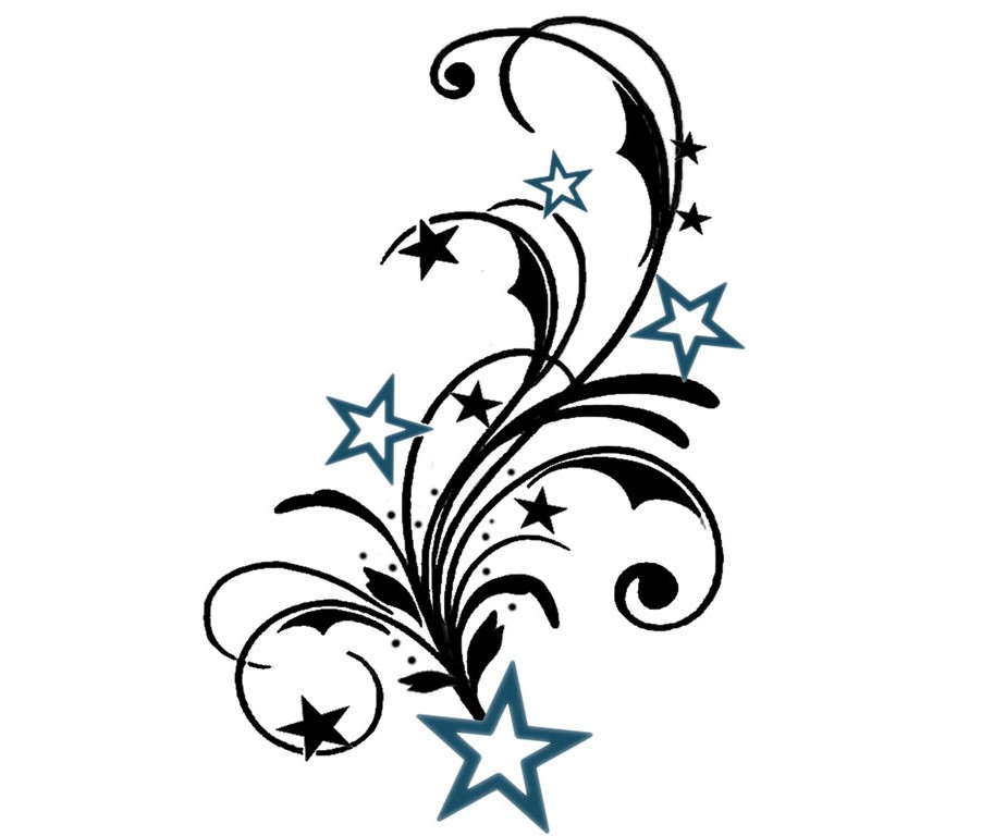 Tribal star clipart