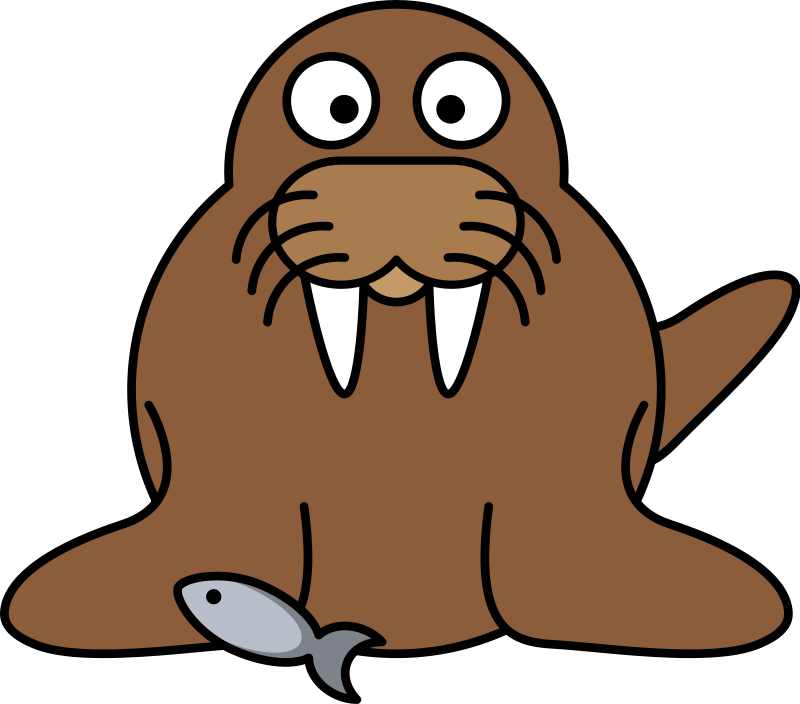 Walrus clip art free clipart images 3