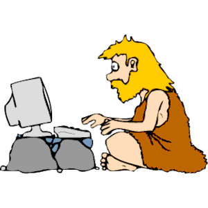 Cave people clipart