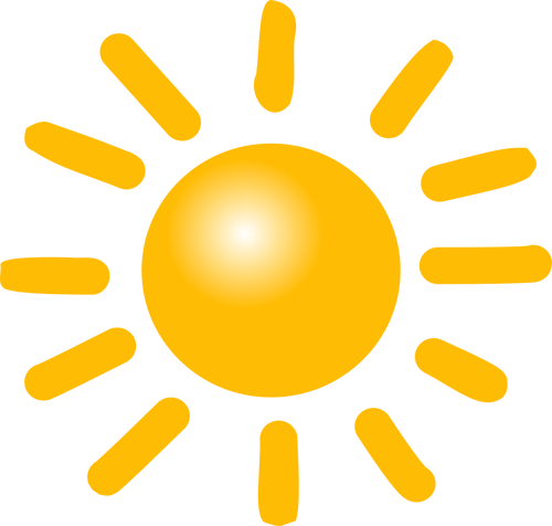 Cartoon sun | Public domain vectors