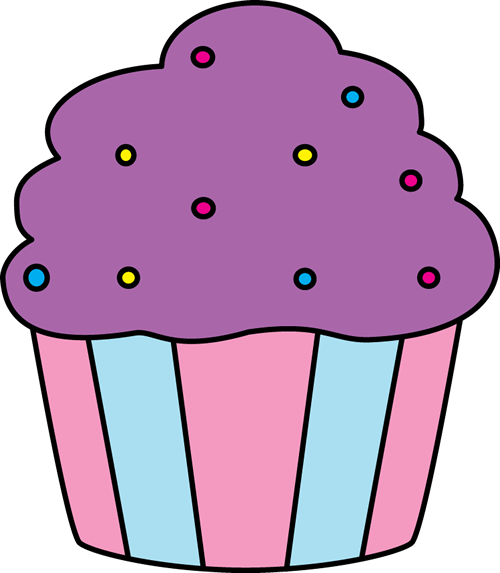 Clipart cupcakes with sprinkles