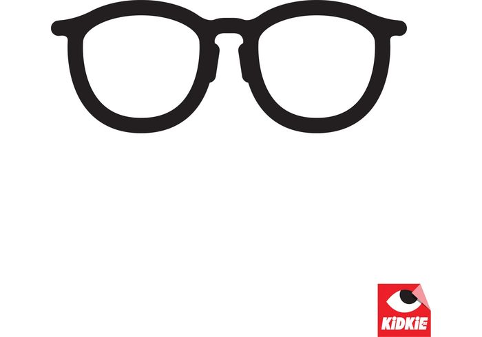 Clean Specs Glasses Vector | Free Vector Art at Vecteezy!