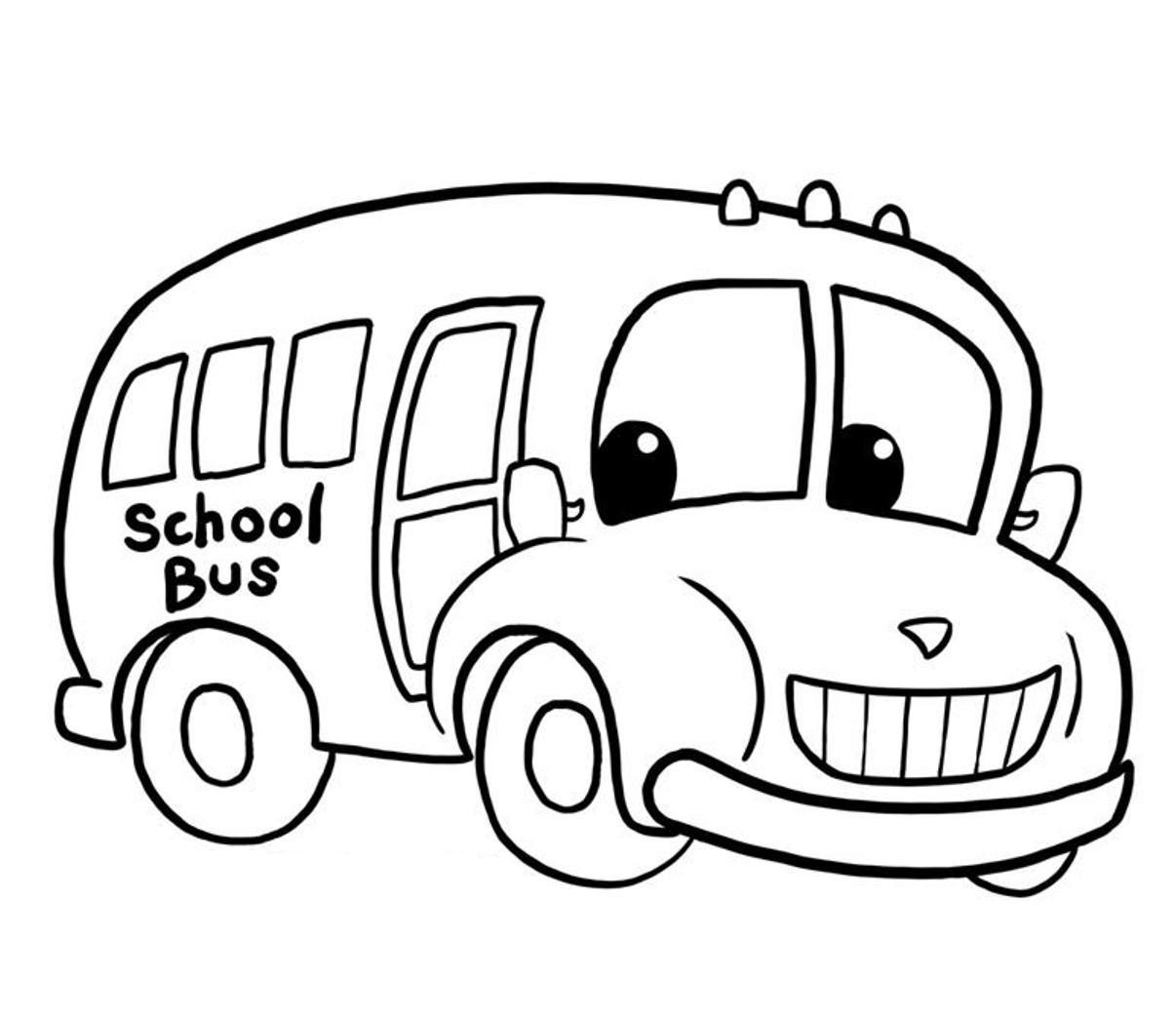 Printable School Bus Coloring Page | Transportation Coloring pages ...