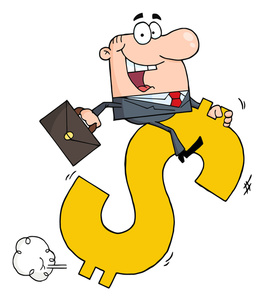 Salesman Cartoon Clipart Image - clip art happy businessman ...