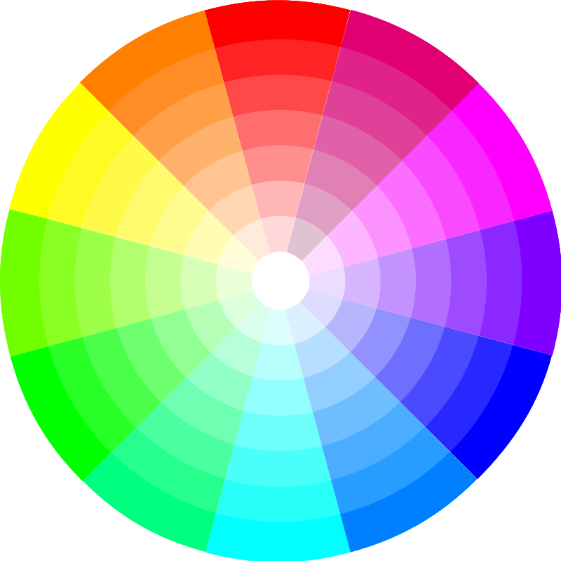 Clipart - Color Wheel (