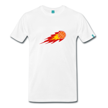 Basketball Fire Ball Logo T-Shirt ID: 13646203