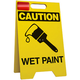 Wet Paint Floor Stand