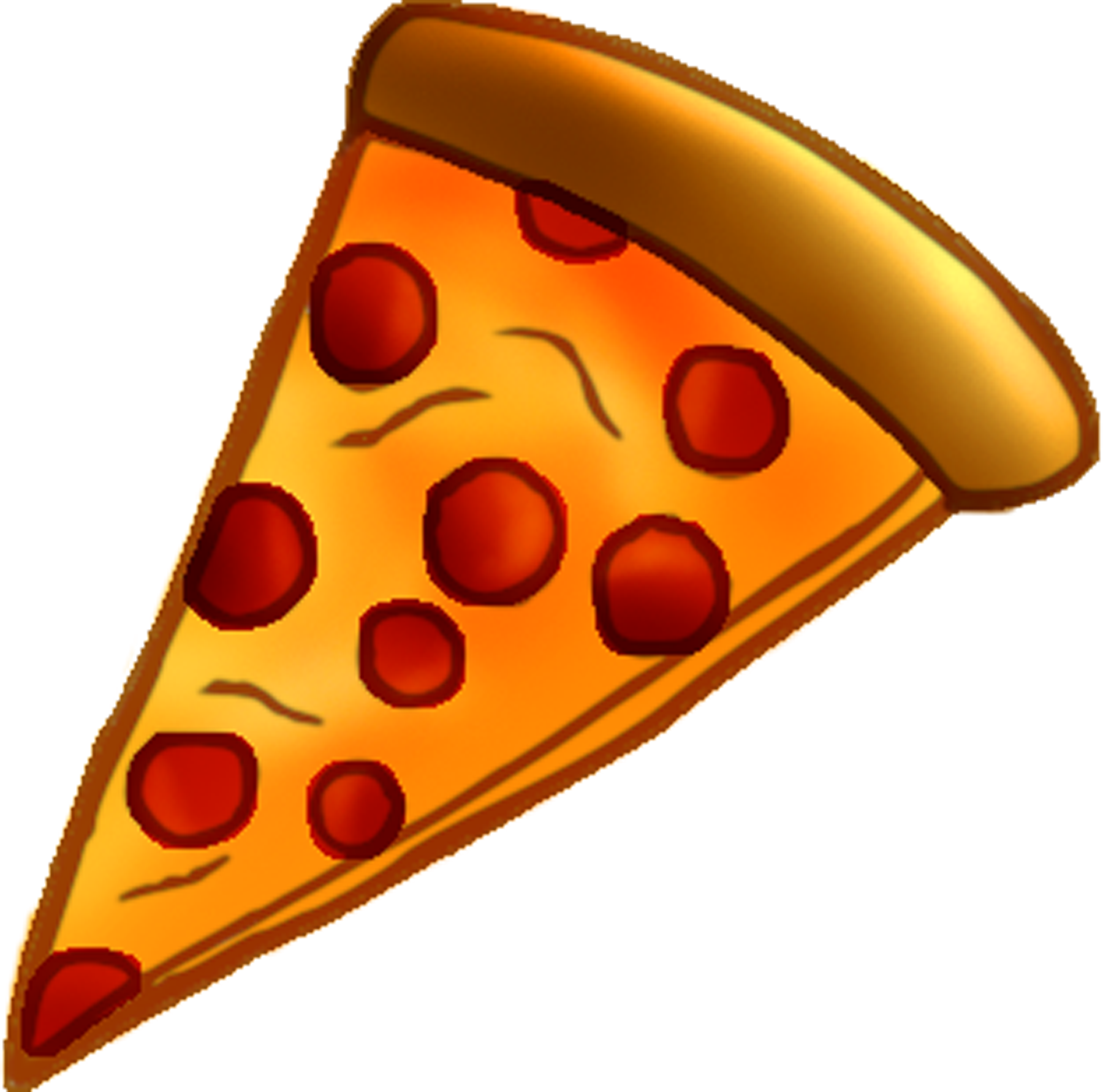 Pizza slice clipart no background