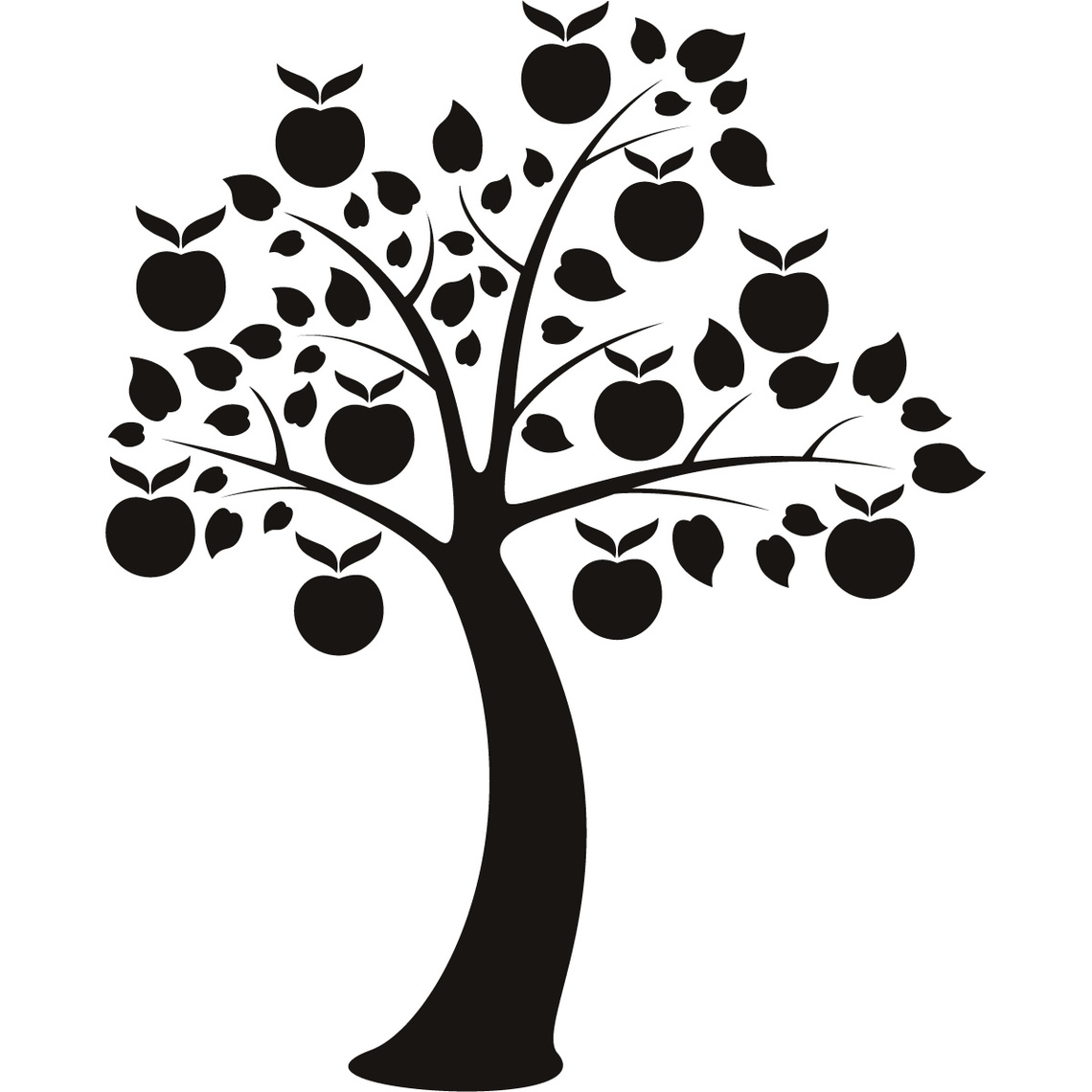 Drawing Of Tree On Wall Clipart - Free to use Clip Art Resource