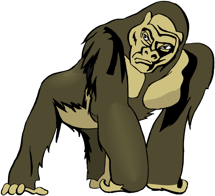 Free Gorilla Clipart