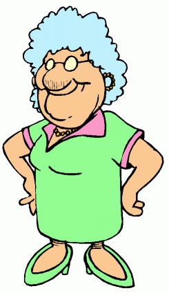 Old woman clipart free