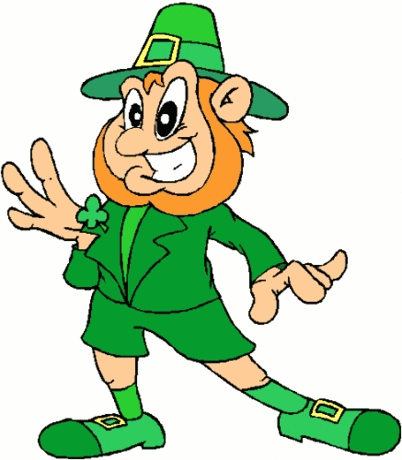 Dancing Leprechaun Clipart