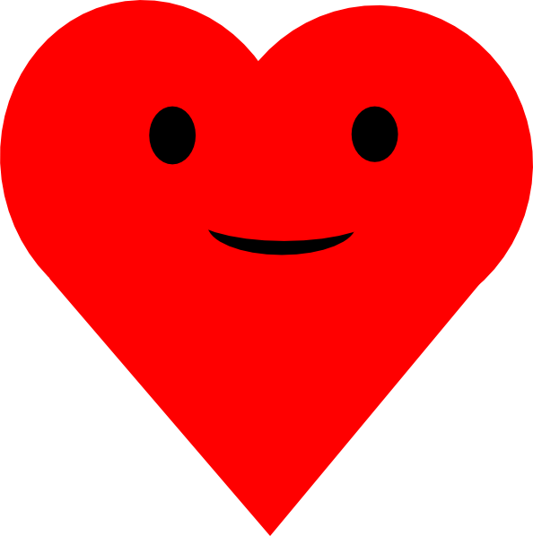 Smiling Heart Clipart - ClipArt Best