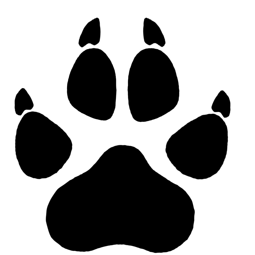 Wolf Paw Print | Free Download Clip Art | Free Clip Art | on ...