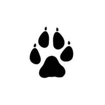 Wolf Paw Print Clip Art