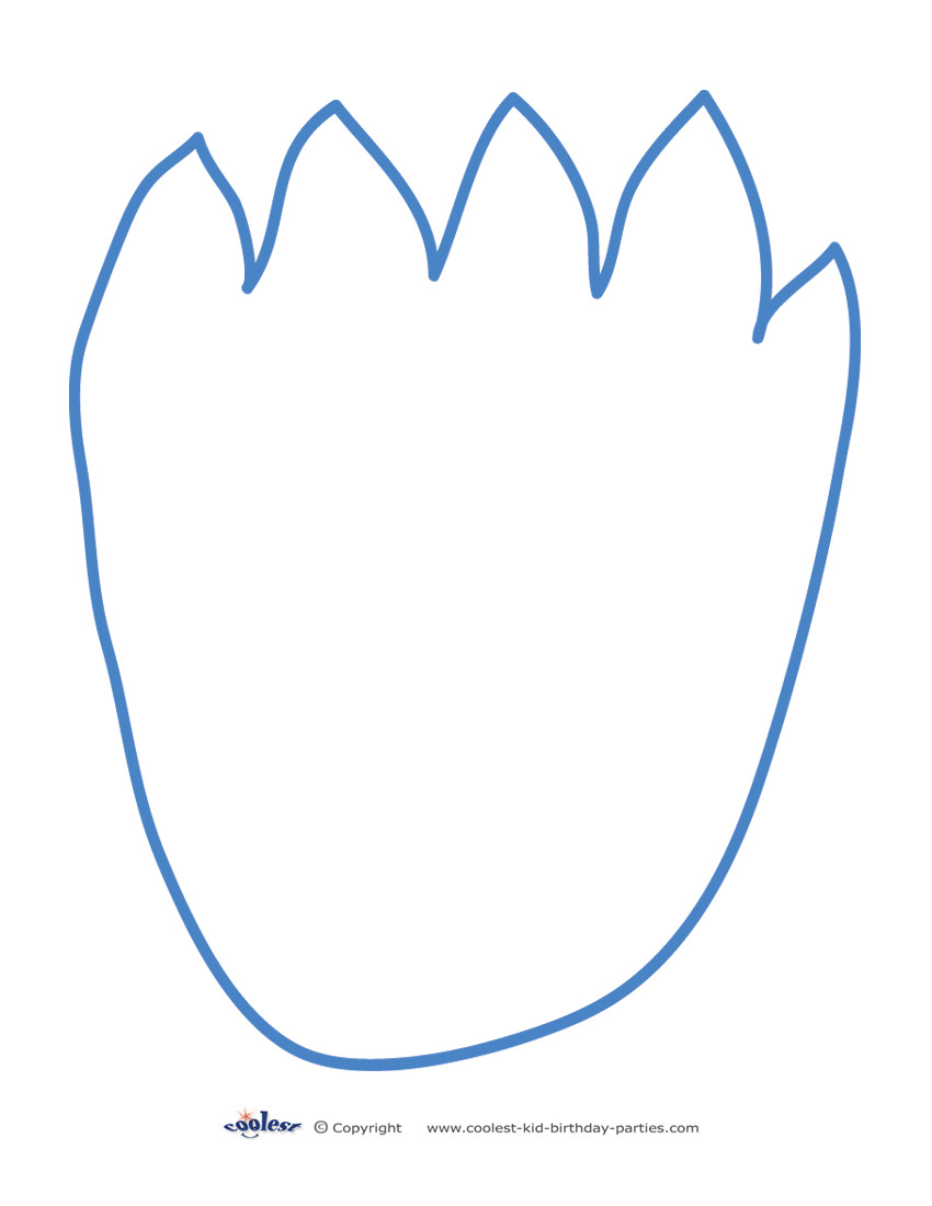 Footprint Outline Clipart