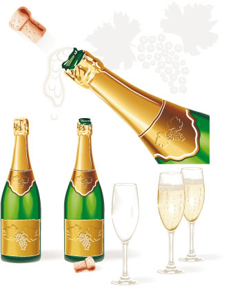 Champagne bottle, Clipart - Clipart.me