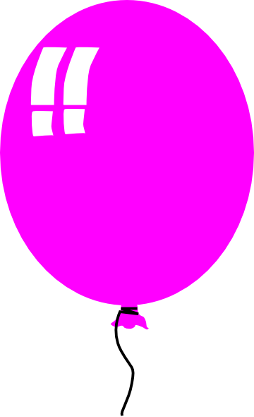 one balloon clip art