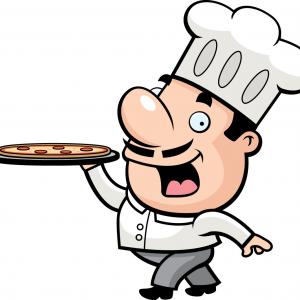 Cuisine Vector Clipart Of A Menu Border With A Chef Holding A Cake ...