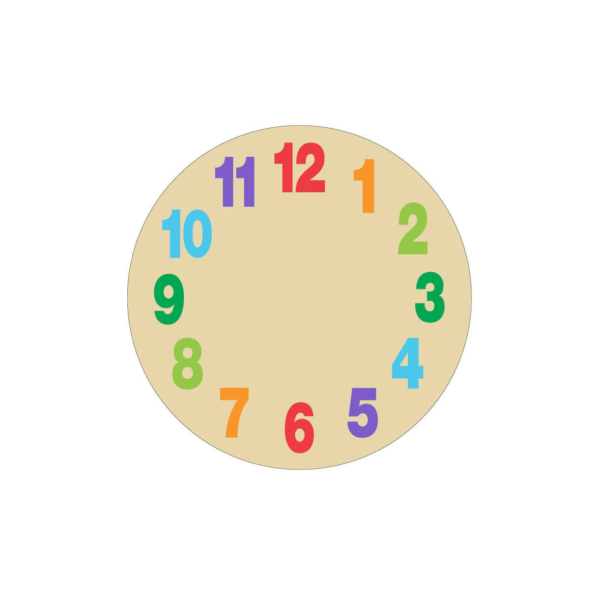 Clock Clipart No Hands Colorful ClipArt Best ClipArt Best