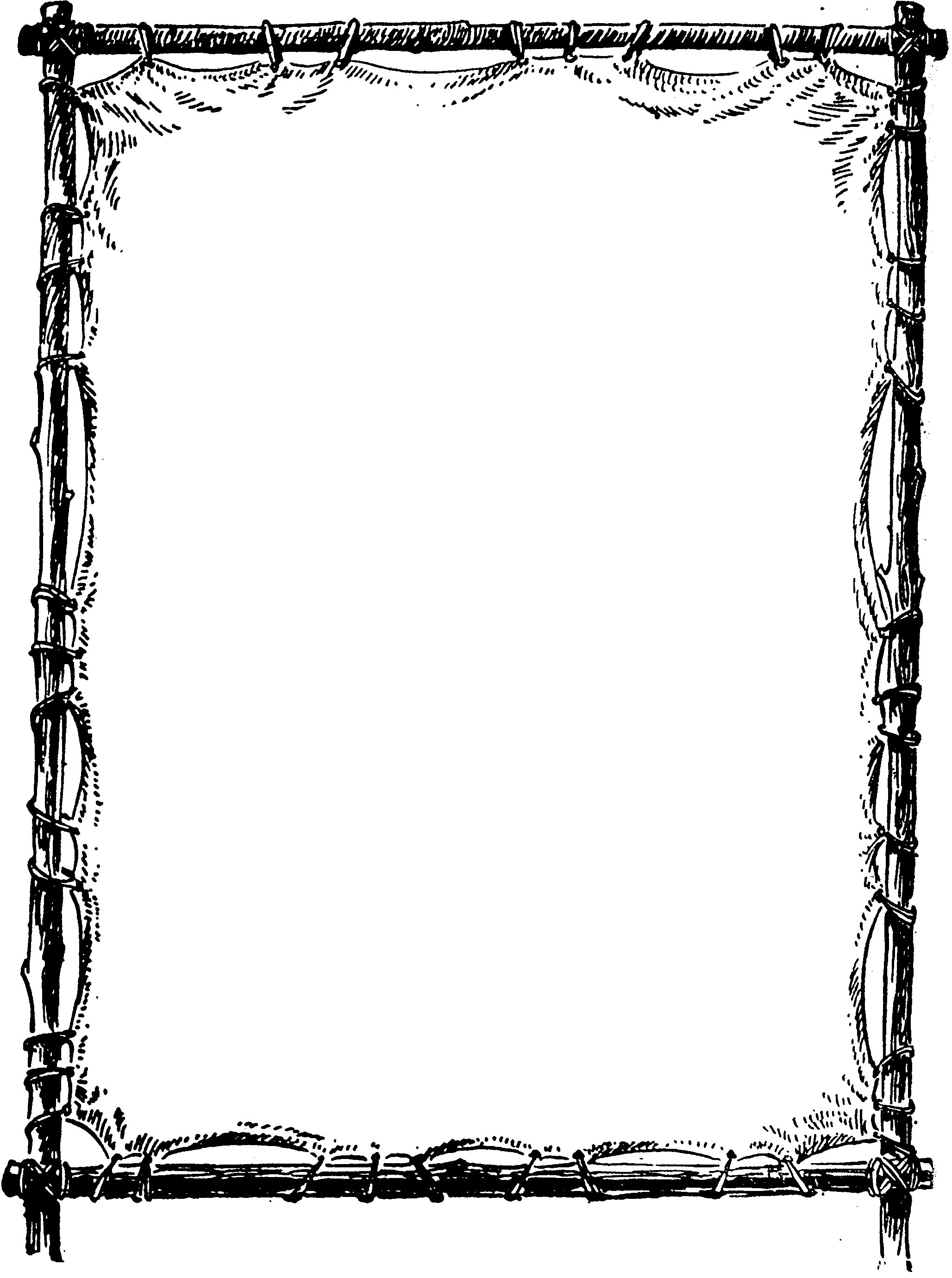 Free page borders clip art