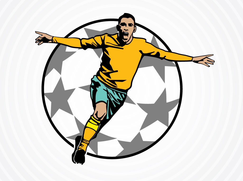 Soccer Victory Vector Art & Graphics | freevector.com