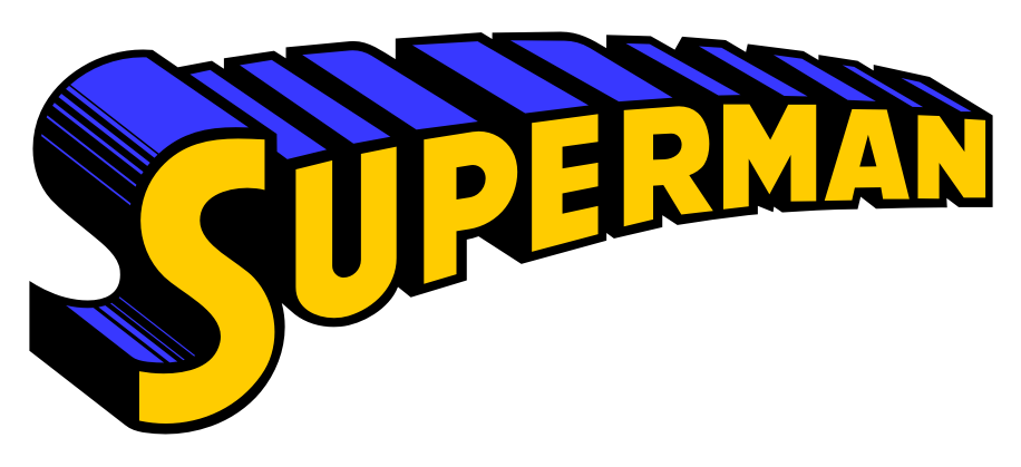 Superman Word - ClipArt Best