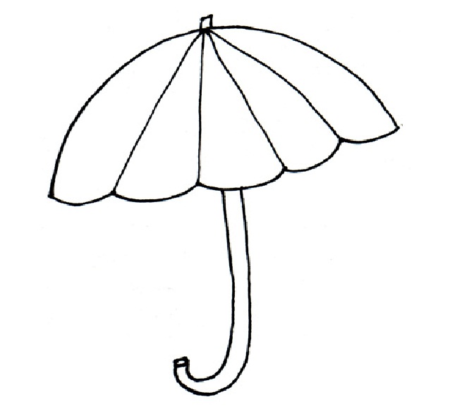 Umbrella Template Printable