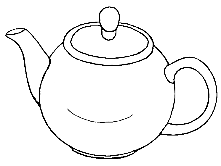 Teapot Coloring Book | Free Download Clip Art | Free Clip Art | on ...