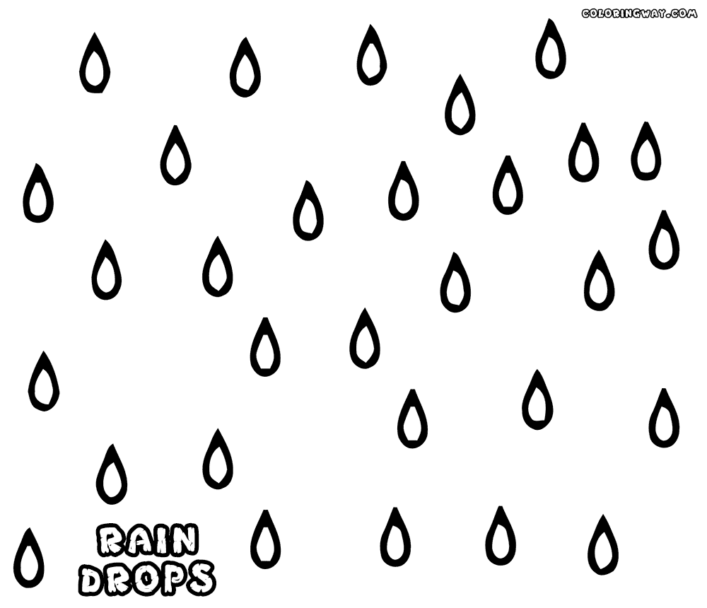 Rain coloring pages | Coloring pages to download and print