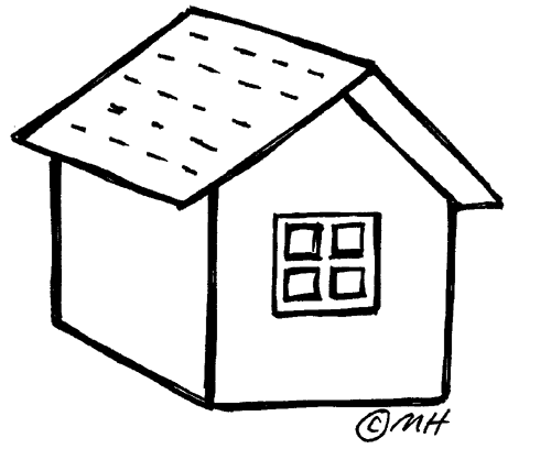 Clip Art Black And White Home Clipart