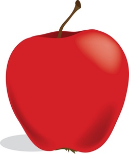 Apple Clipart Image - Red Apple