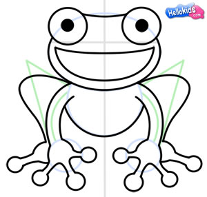 DRAW with JEFF - How to draw a Red-Eyed Tree Frog