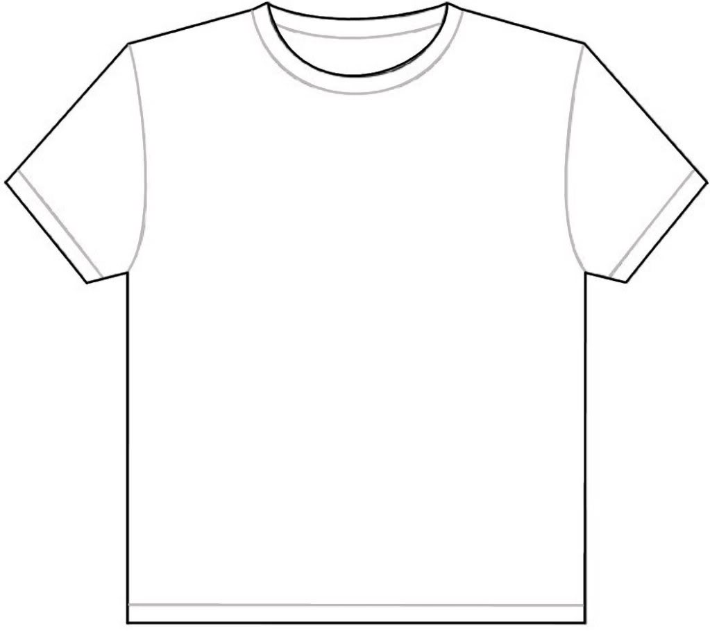 Free Printable Blank Tshirt Template