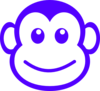 Monkey Face - vector clip art online, royalty free & public domain