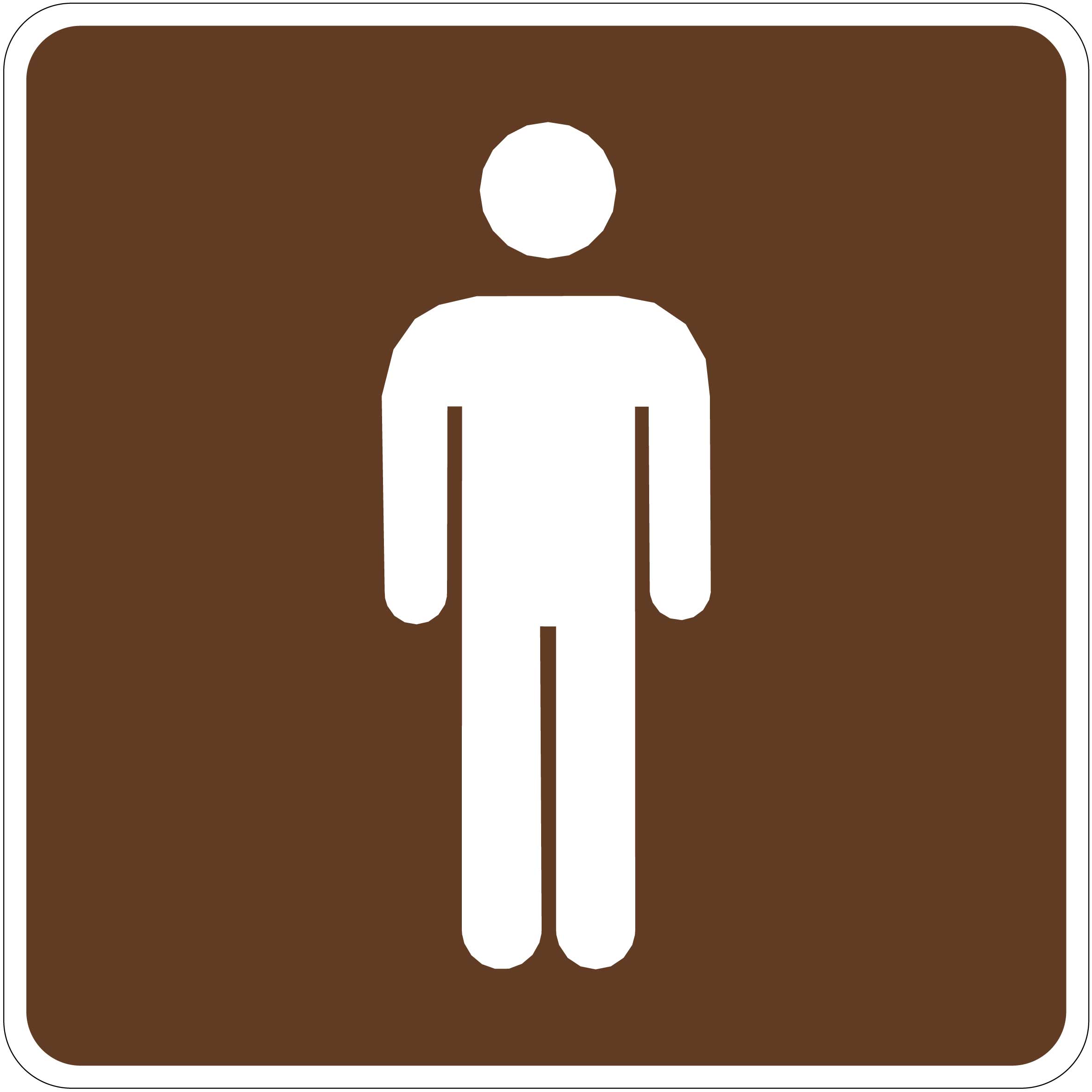 Men Restroom Symbol
