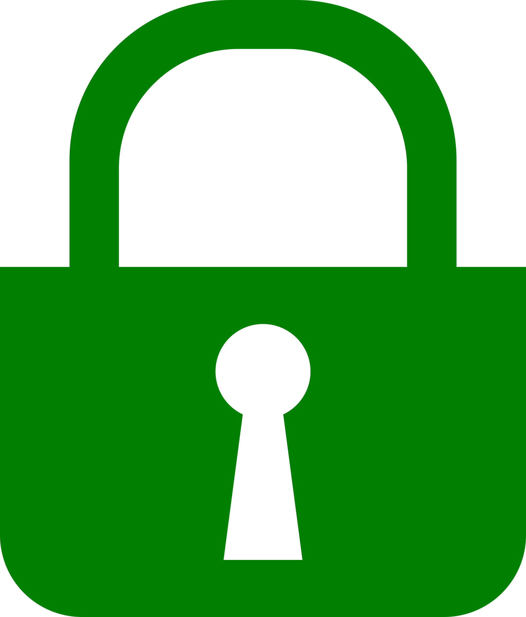 Clipart - Simple, flat padlock