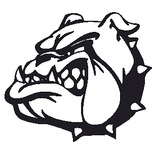 Bulldog head clipart