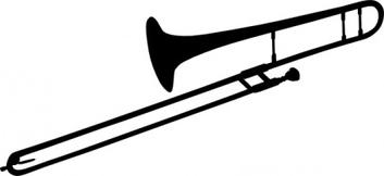 Tenor Trombone clip art Free Vector - Music Vectors ...