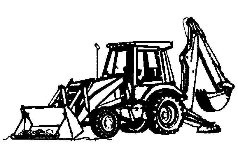 Backhoe Clipart