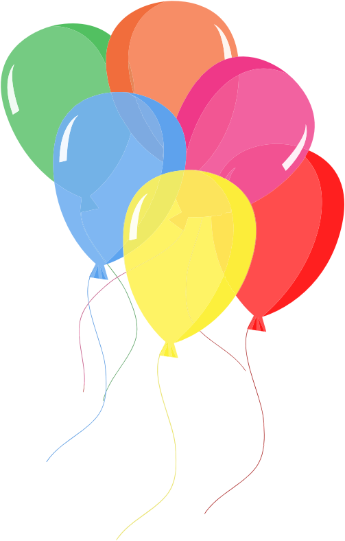 Microsoft Balloons Clipart