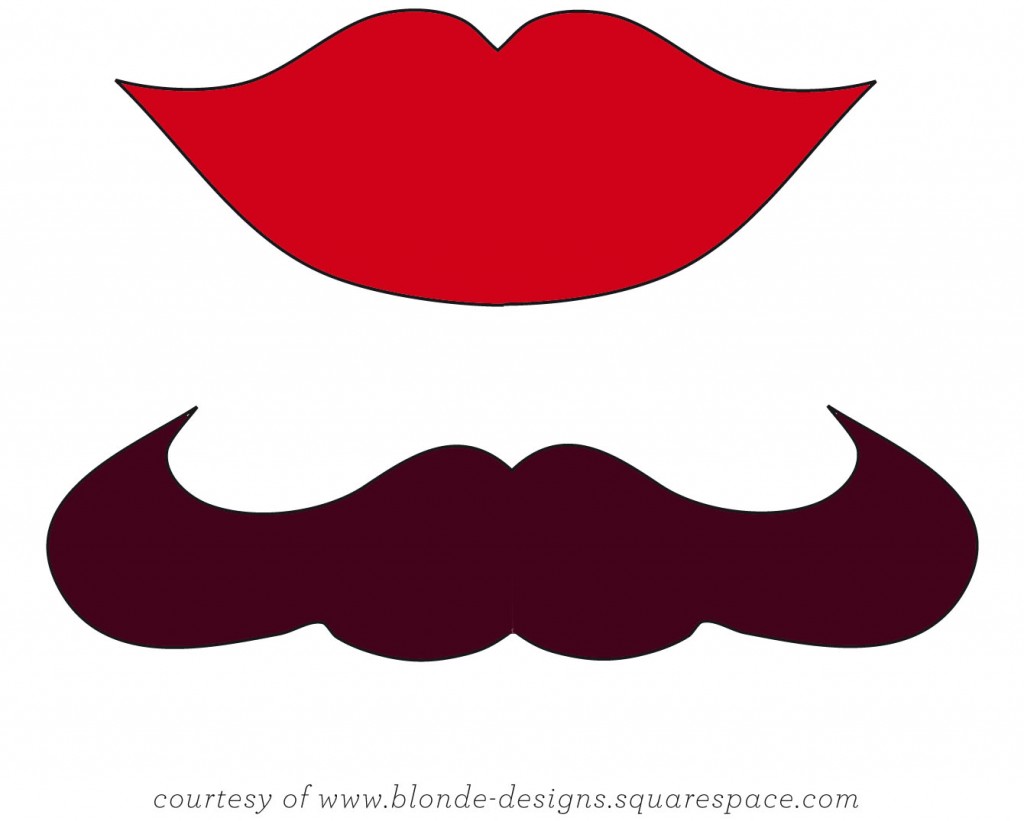 Best Photos of Template Of Lips - Lip and Mustache Template ...