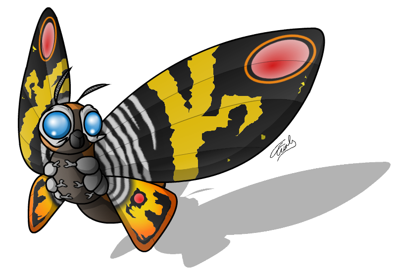 Kaiju Battle: SATURDAY SHOWCASE : Cool Mothra Artwork