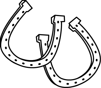 Horse Shoes Clip Art-Wild West - Free Clipart Images