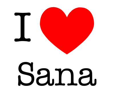 I Love Sana - ClipArt Best