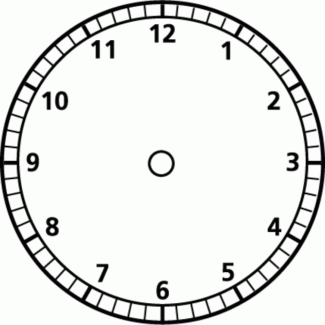 Blank Clock Faces Worksheet - ClipArt Best