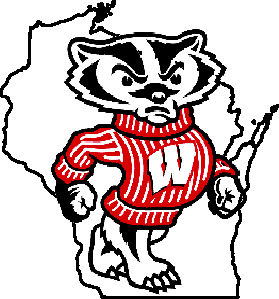 Wisconsin Badgers "Bucky" outline logo | Flickr - Photo Sharing!