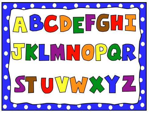 Alphabet Letter Clipart - Tumundografico