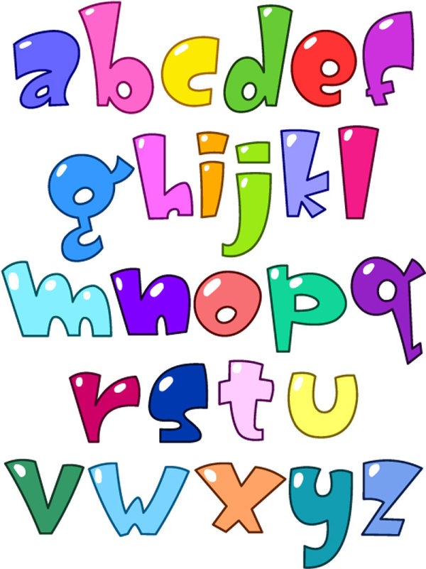 Cartoon Alphabet Letters