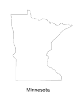 Minnesota State Map Printable (Pre-K - 12th Grade) - TeacherVision.com